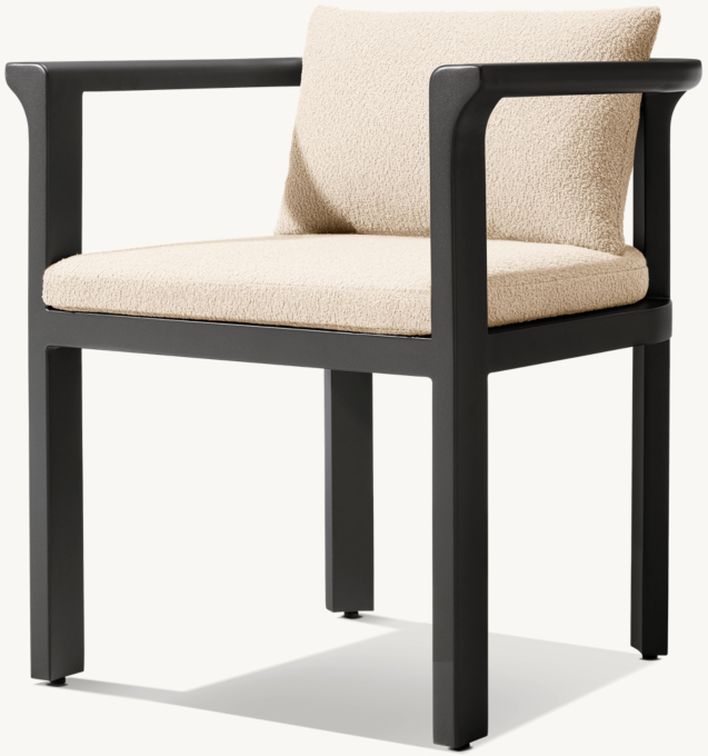 Lagos Aluminum Dining Armchair