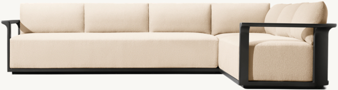 Lagos Aluminum Right-Arm L-Sectional