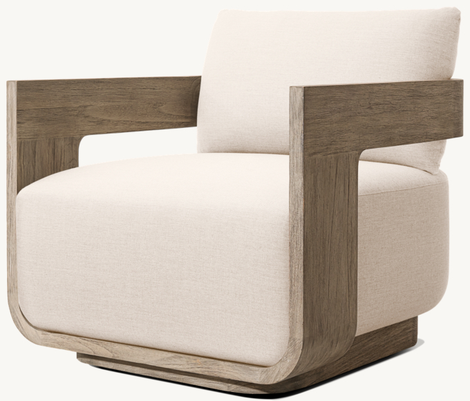 Sedona Teak Swivel Lounge Chair