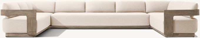 Sedona Teak Customizable Sectional