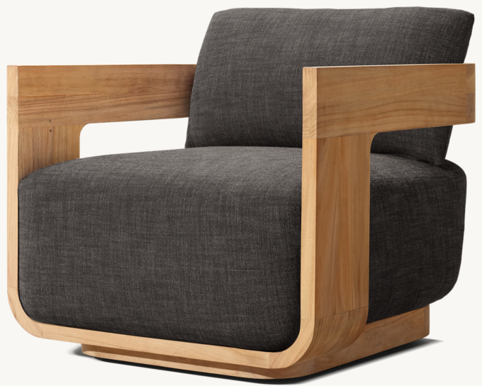 Sedona Teak Swivel Lounge Chair