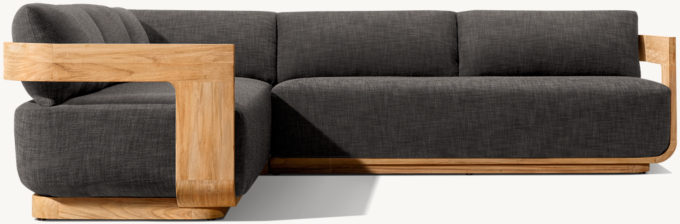 Sedona Teak Left-Arm L-Sectional