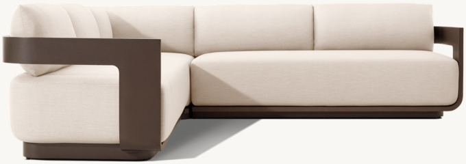 Sedona Aluminum Left-Arm L-Sectional