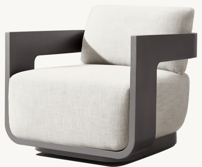 Sedona Aluminum Swivel Lounge Chair