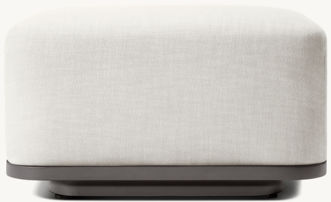 Sedona Aluminum Ottoman