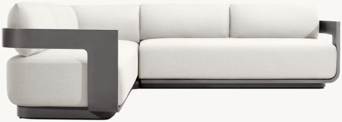 Sedona Aluminum Left-Arm L-Sectional