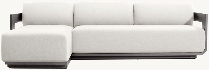 Sedona Aluminum Left-Arm Chaise Sectional