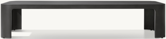 Sedona Aluminum Rectangular Coffee Table
