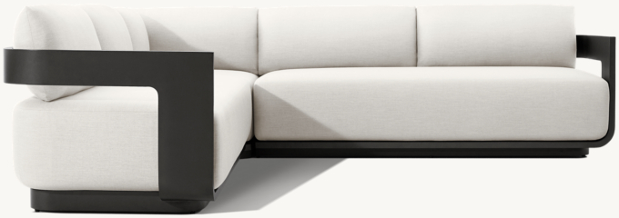 Sedona Aluminum Left-Arm L-Sectional
