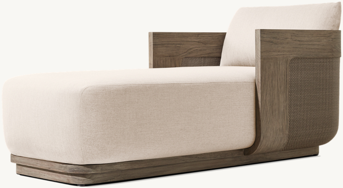 Sedona Cane Teak Chaise