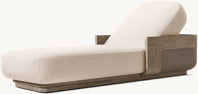 Sedona Cane Teak Adjustable Chaise