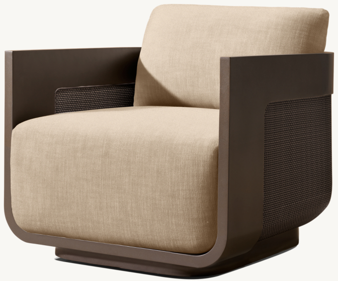 Sedona Cane Aluminum Lounge Chair