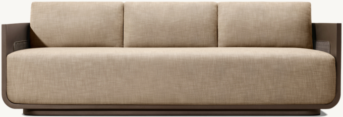 Sedona Cane Aluminum Sofa