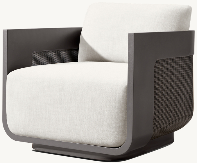 Sedona Cane Aluminum Lounge Chair