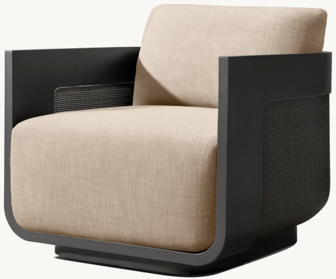 Sedona Cane Aluminum Lounge Chair