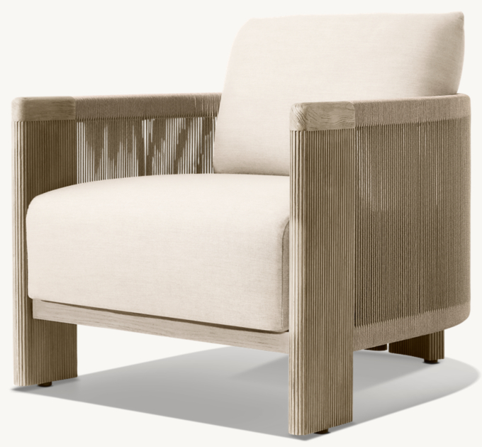 Striata Teak Lounge Chair