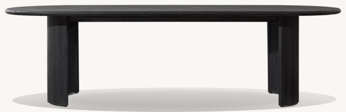 Striata Teck - Table rectangulaire