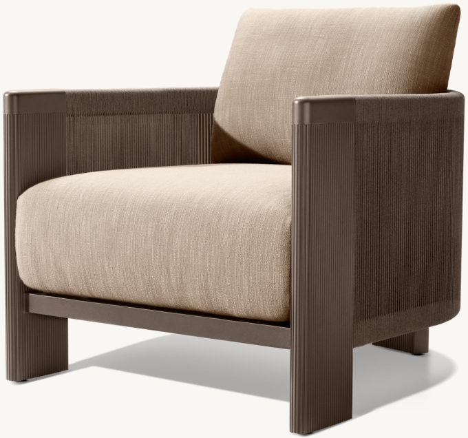 Striata Aluminum Lounge Chair