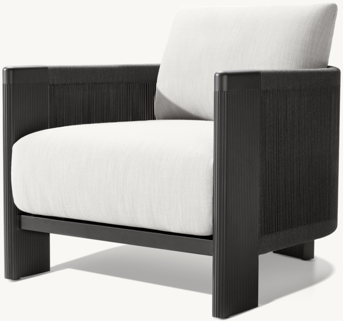 Striata Aluminum Lounge Chair