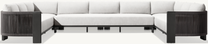Striata Aluminum Customizable Sectional