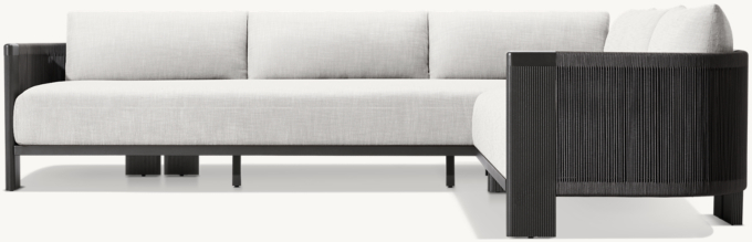 Striata Aluminum Right-Arm L-Sectional
