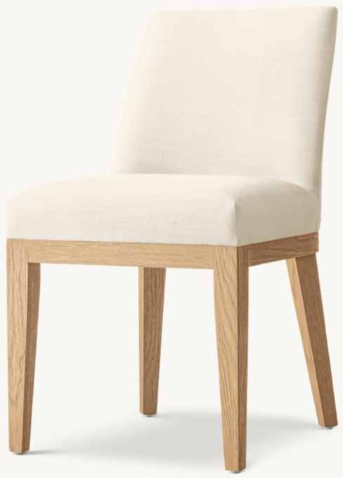 Morgan Curved-Back Fabric Dining Side Chair 