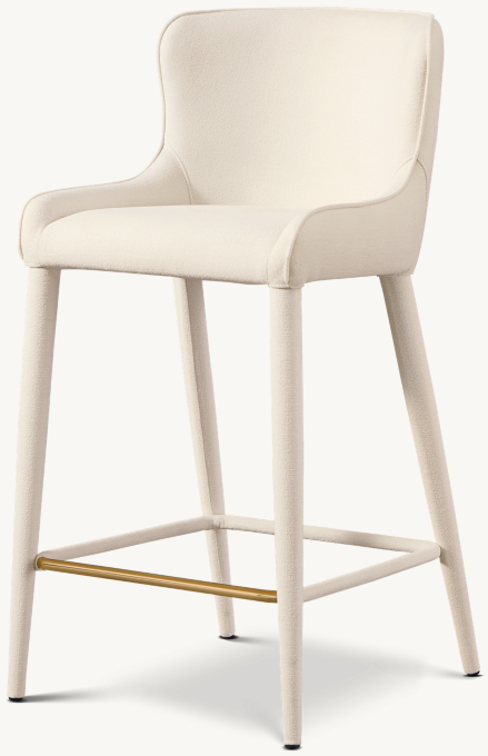 Nicola Slope Fabric Counter Stool