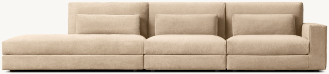 Lugano 3-piece Sofa with Left Open Chaise