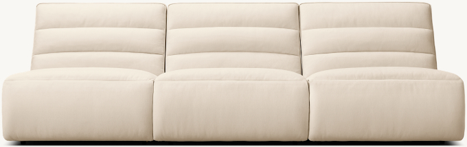 Chelsea Recliner Modular Armless 3-Piece Sofa