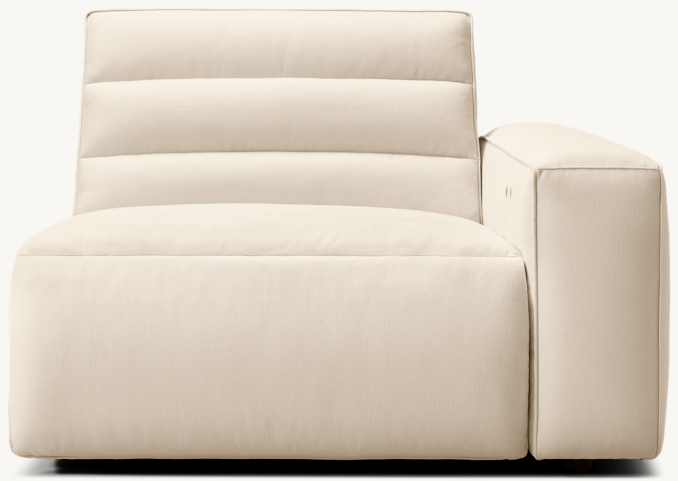 Front view of Chelsea Recliner Modular Right Arm Chair 
