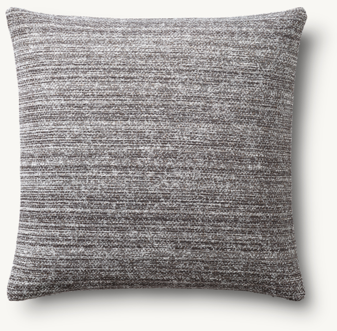 Nazaré Textured Solid Outdoor Pillow Cover - Square