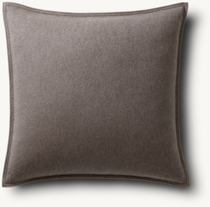 Overhead view of Cashmere Pillow Cover - Square 