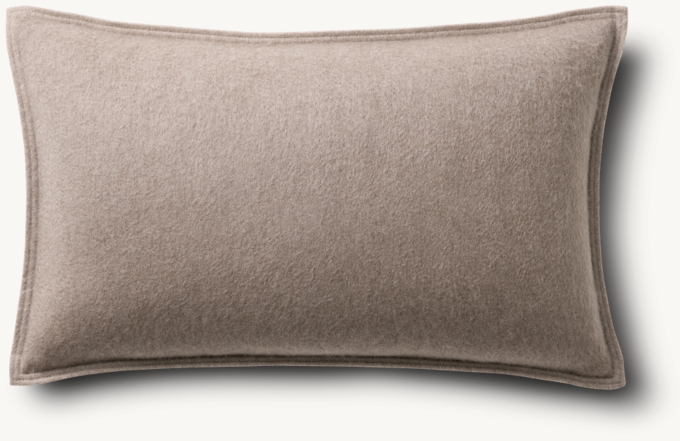 555-Gram Cashmere Pillow - Lumbar