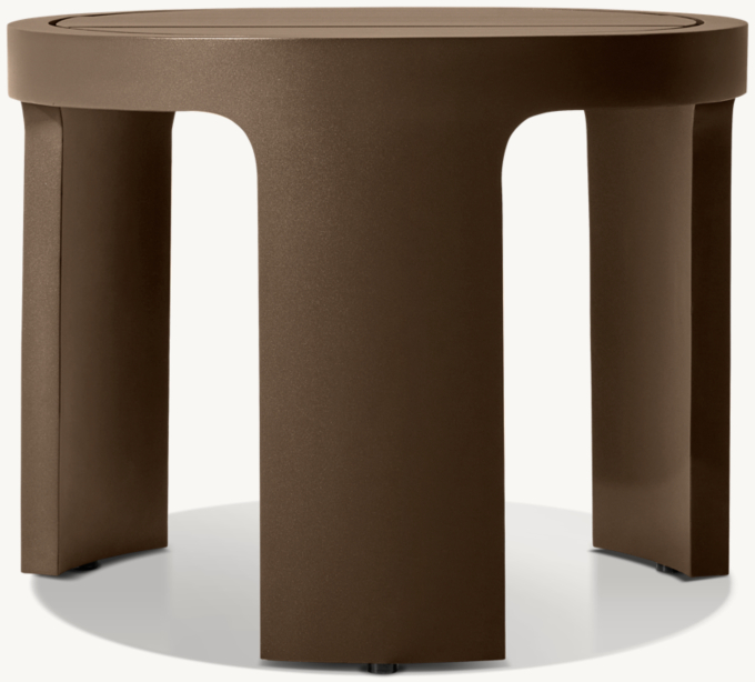 Sedona Aluminum Round Side Table