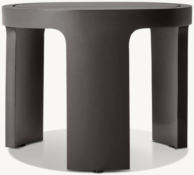 Sedona Aluminum Round Side Table