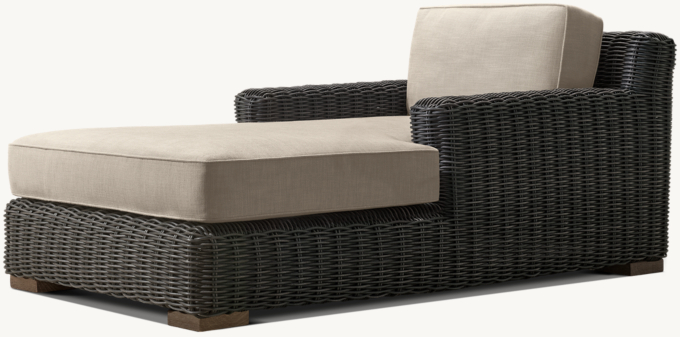 Provence Track Arm Chaise