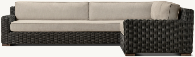 Provence Track Arm Customizable Sectional
