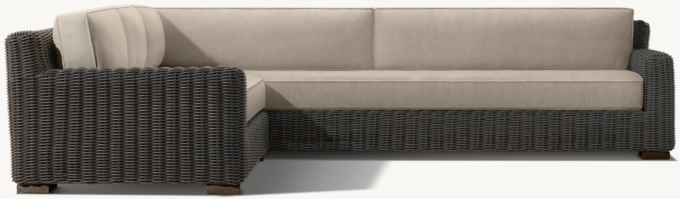 Provence Track Arm Left-Arm L-Sectional