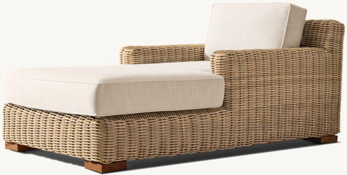 Provence Track Arm Chaise