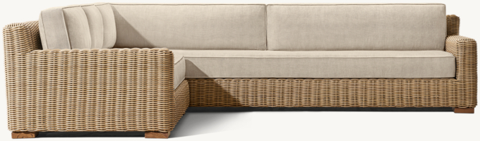 Provence Track Arm Left-Arm L-Sectional