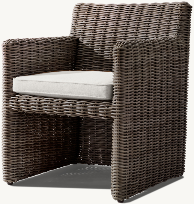 Provence Track Arm Bucket Dining Armchair
