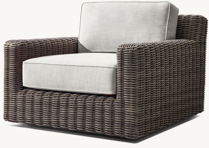 Provence Track Arm Swivel Lounge Chair