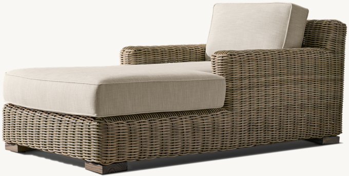 Provence Track Arm Chaise