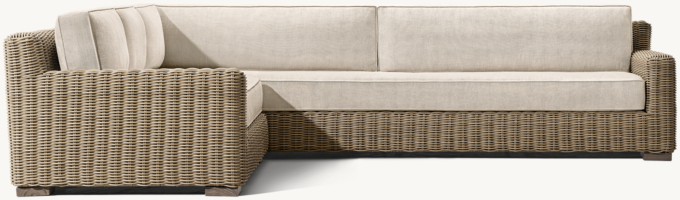 Provence Track Arm Left-Arm L-Sectional