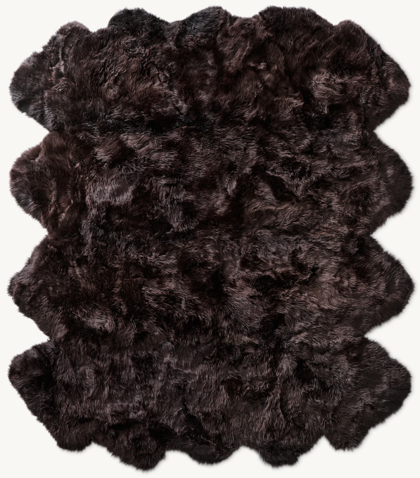 Oversized Natural Sheepskin Rug