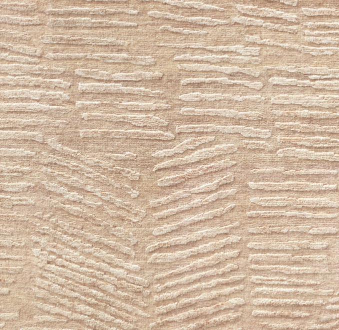Detail view of Arjun Wool & Silk Rug 