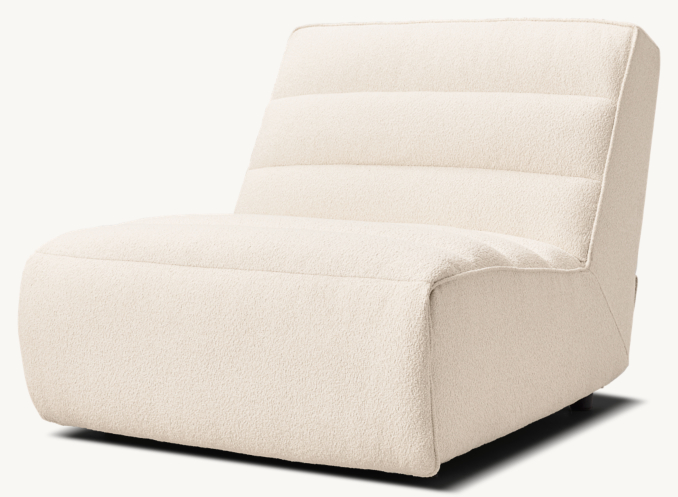 Chelsea Recliner Armless Chair | RH
