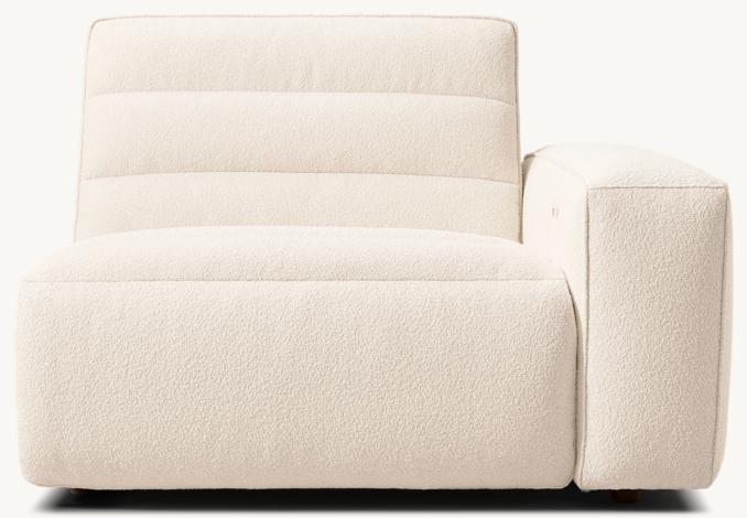 Luxe chair shown in Natural Performance Bouclé.