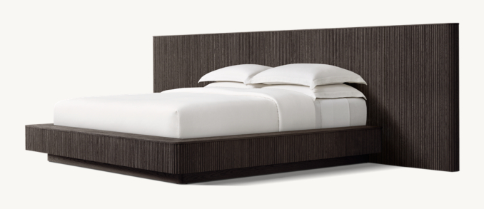 Three Quarter view of Mulholland Extended Panel Bed 