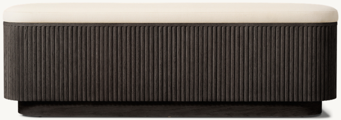 Mulholland Fabric End-of-Bed Storage Bench